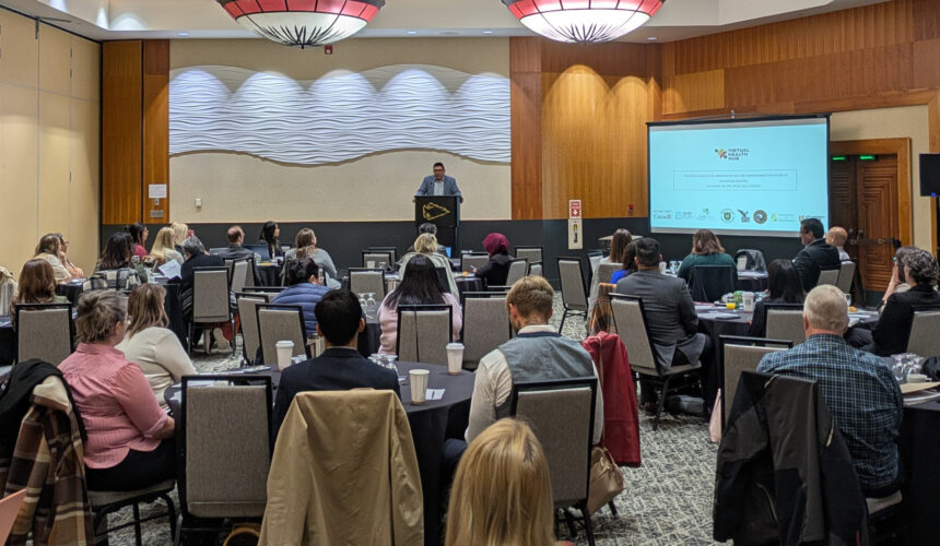 Dr. Mendez speaks to VHH Knowledge Exchange event participants at Dakota Dunes Resort.