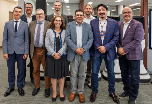 Group photo of VHH and AdEchoTech leadership